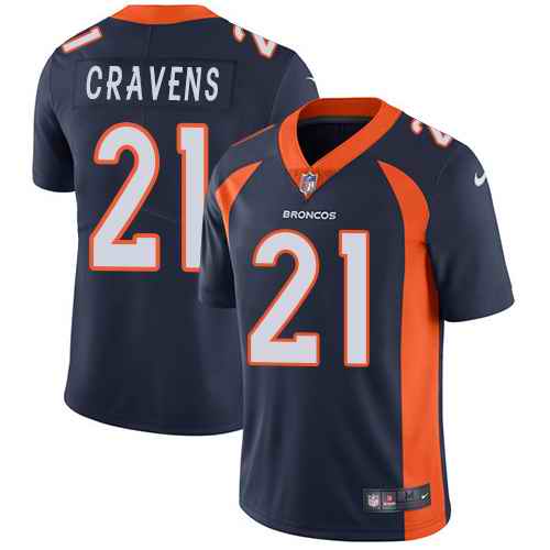 Nike Men & Women & Youth Broncos 21 Su'a Cravens Navy Alternate NFL Vapor Untouchable Limited Jersey,We sell and wholesale Nike Men & Women & Youth Broncos 21 Su'a Cravens Navy Alternate NFL Vapor Untouchable Limited Jersey on line form chian!